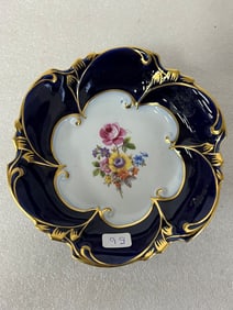 Antique Porcelain Footed Compote