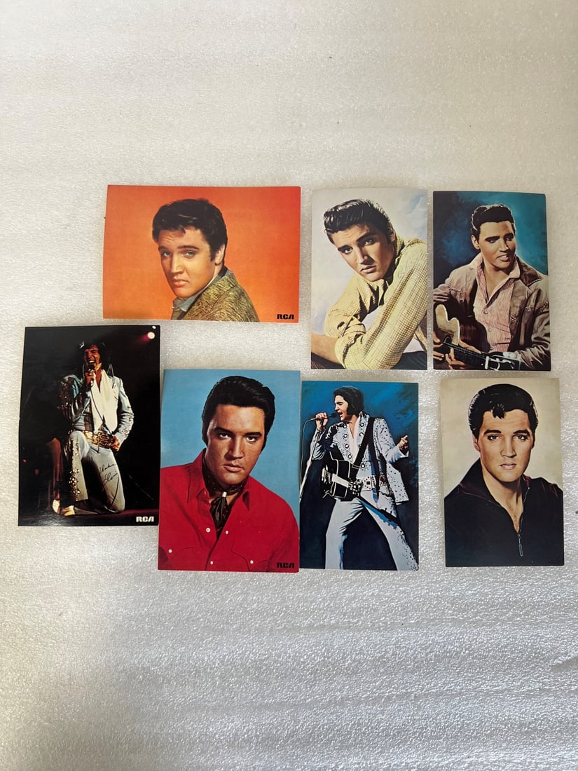 Elvis Presley Postcards (7): Grande Traveltime. Unused. Seven in the lot.