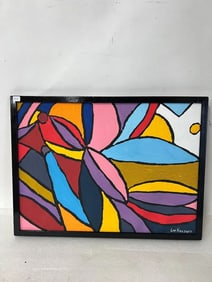 Lee Krasner. Oil. Abstract. Signed