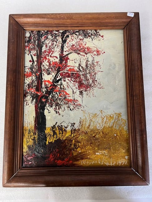 Oil on Board Morris Katz Sgd: 19" x 15: