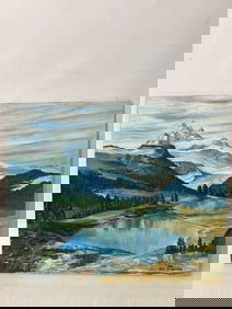 Jean McGregor. Oil on Board Sgd.