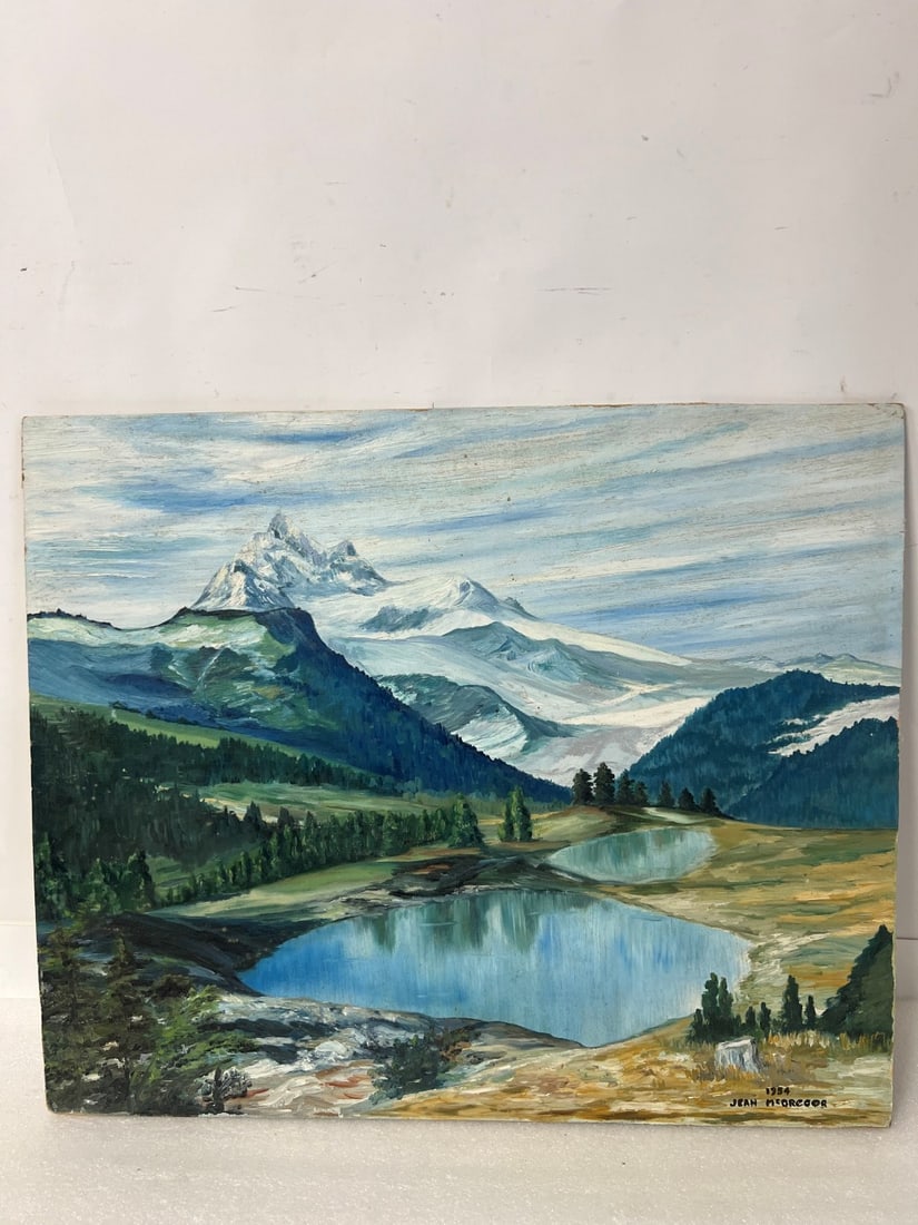 Jean McGregor. Oil on Board Sgd.: Dated 1954 Unframed. 19 3/4" x 24"