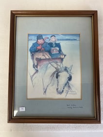 Norman Rockwell Museum Print Sgd.