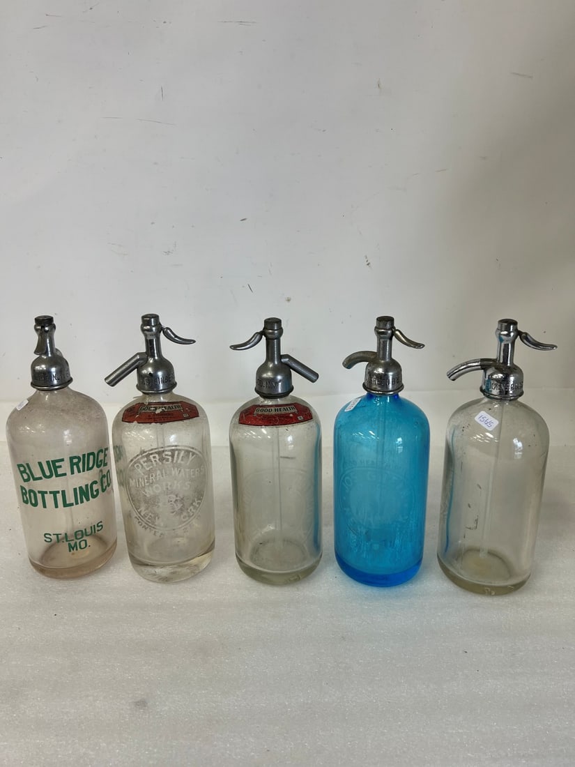 Collection Seltzer Bottles (5) (1 of 1)