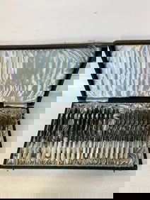 Ivory and Silverplated Fruit Set (22)