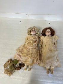 Bisque Head Antique Dolls (2)