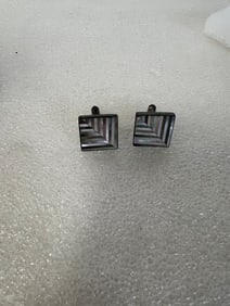 Vintage Sterling Silver Cuff Links