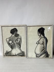 Nude Charcoal Drawings (2)