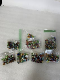 Seven Bags of Vintage Beads