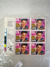 Elvis Presley Stamps. Six