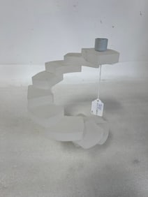 Lucite Candlestick