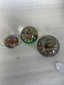 Millefiori  Paperweights 3)