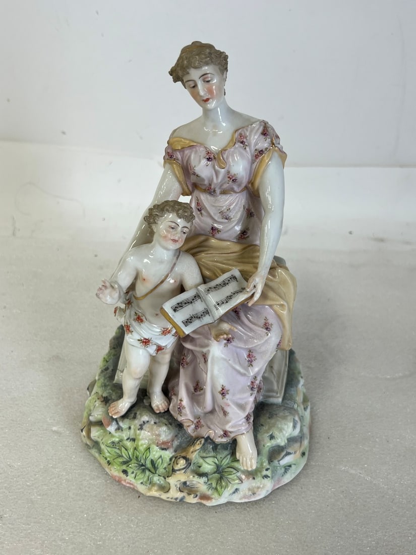 German Factory Group Porcelain Figurine (1 of 1)