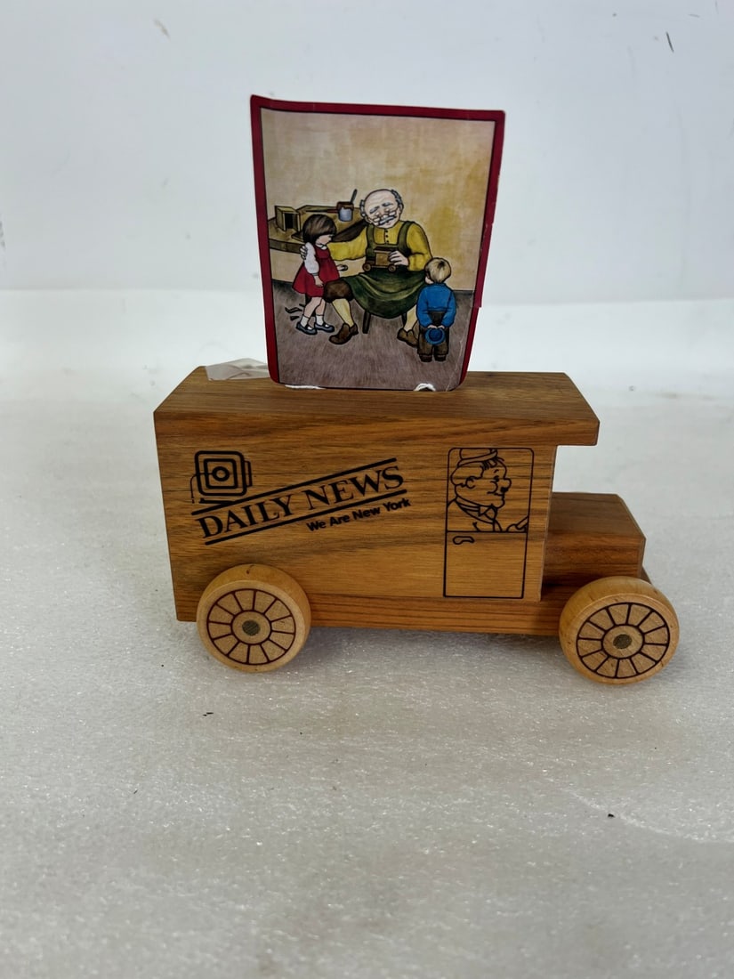 Daily News Toy Truck: 4" H by 7" W