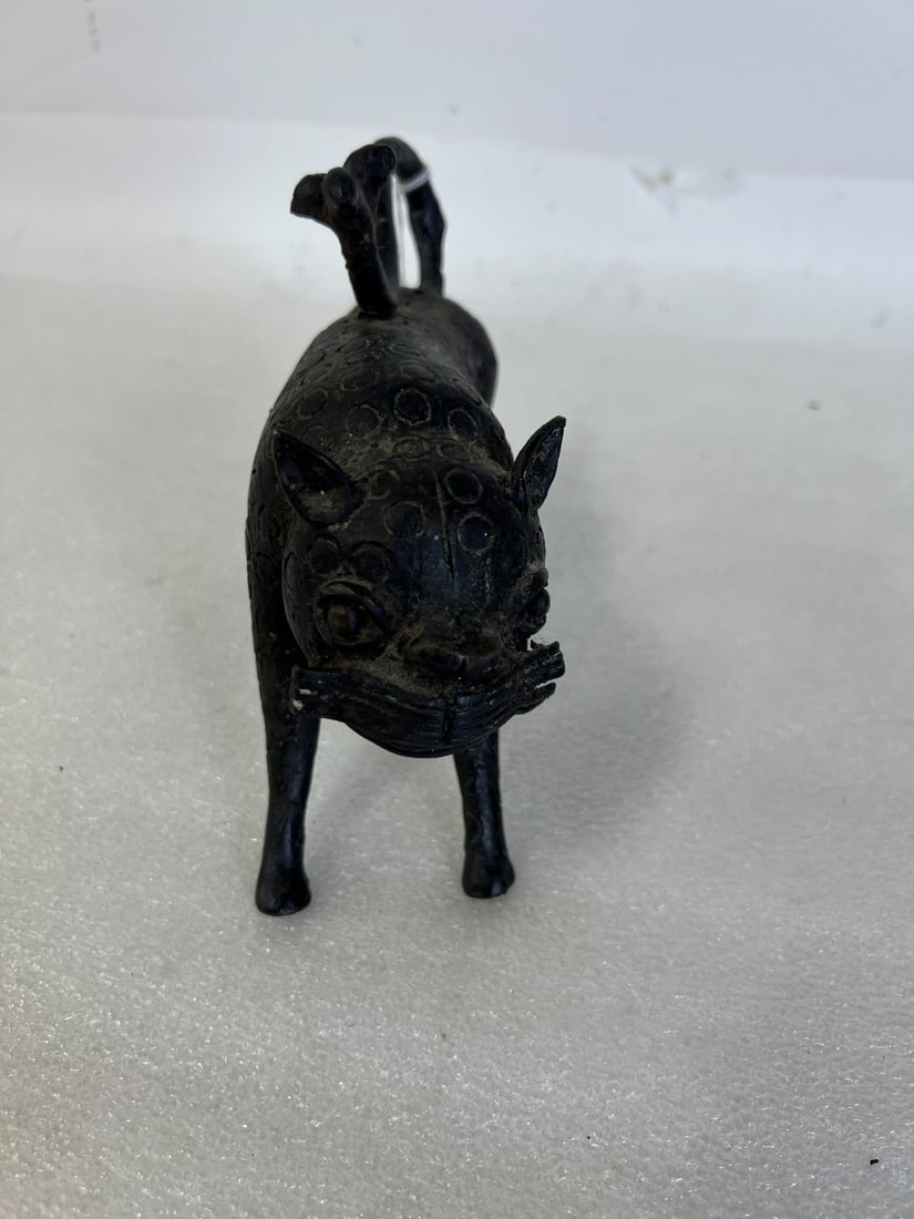 Benin Bronze Leopard - 2