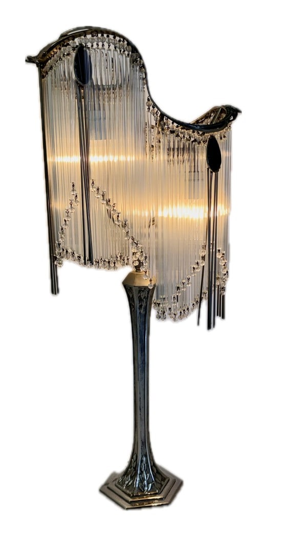 Hector Guimard Art Deco Table Lamp (1 of 8)