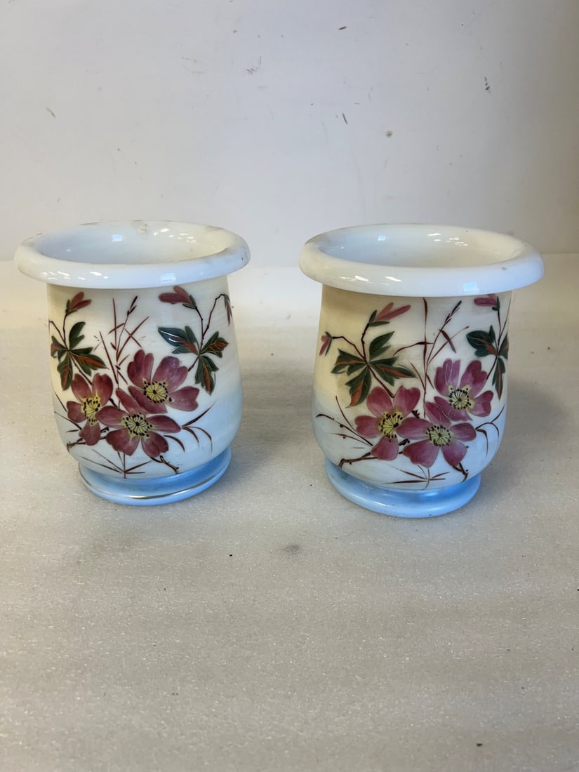 Bristol Vasses (2): 7 1/2" H by 6" W