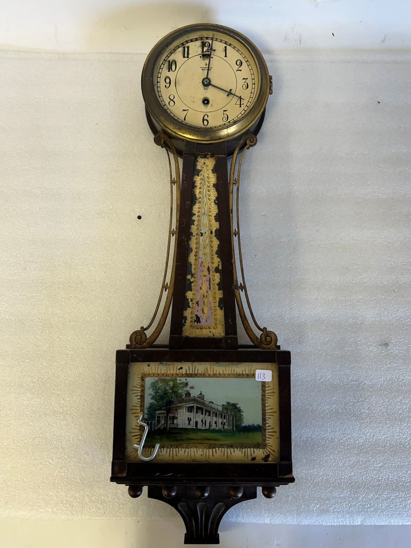 Tiffany & Co. Banjo Clock Sgd. (1 of 1)