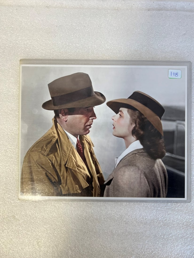 Casablanca Photograph: 8" by 10" Humphrey Bogart and Ingrid Bergman