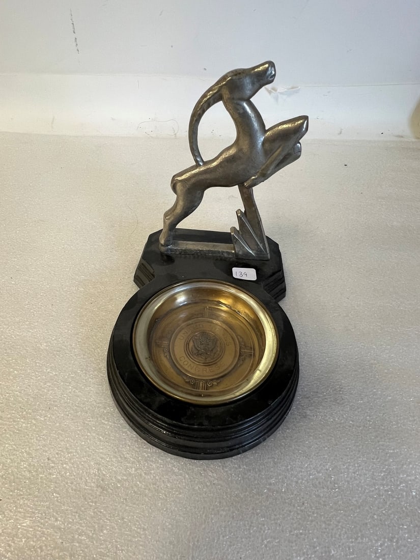 Art Deco Figural Congress Ashtray (1 of 1)