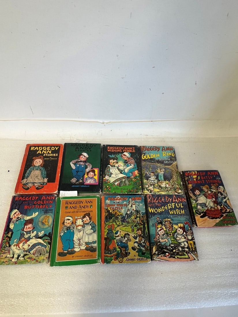 Raggedy Ann Books (9): 9 1/2" H by 6 1/2" W