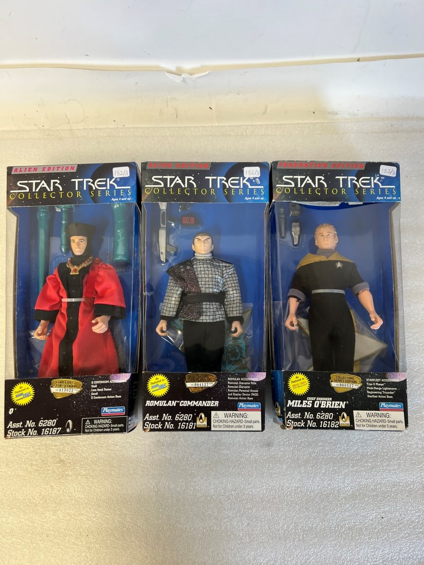 Star Trek Collector Series Figures (3) (1 of 2)