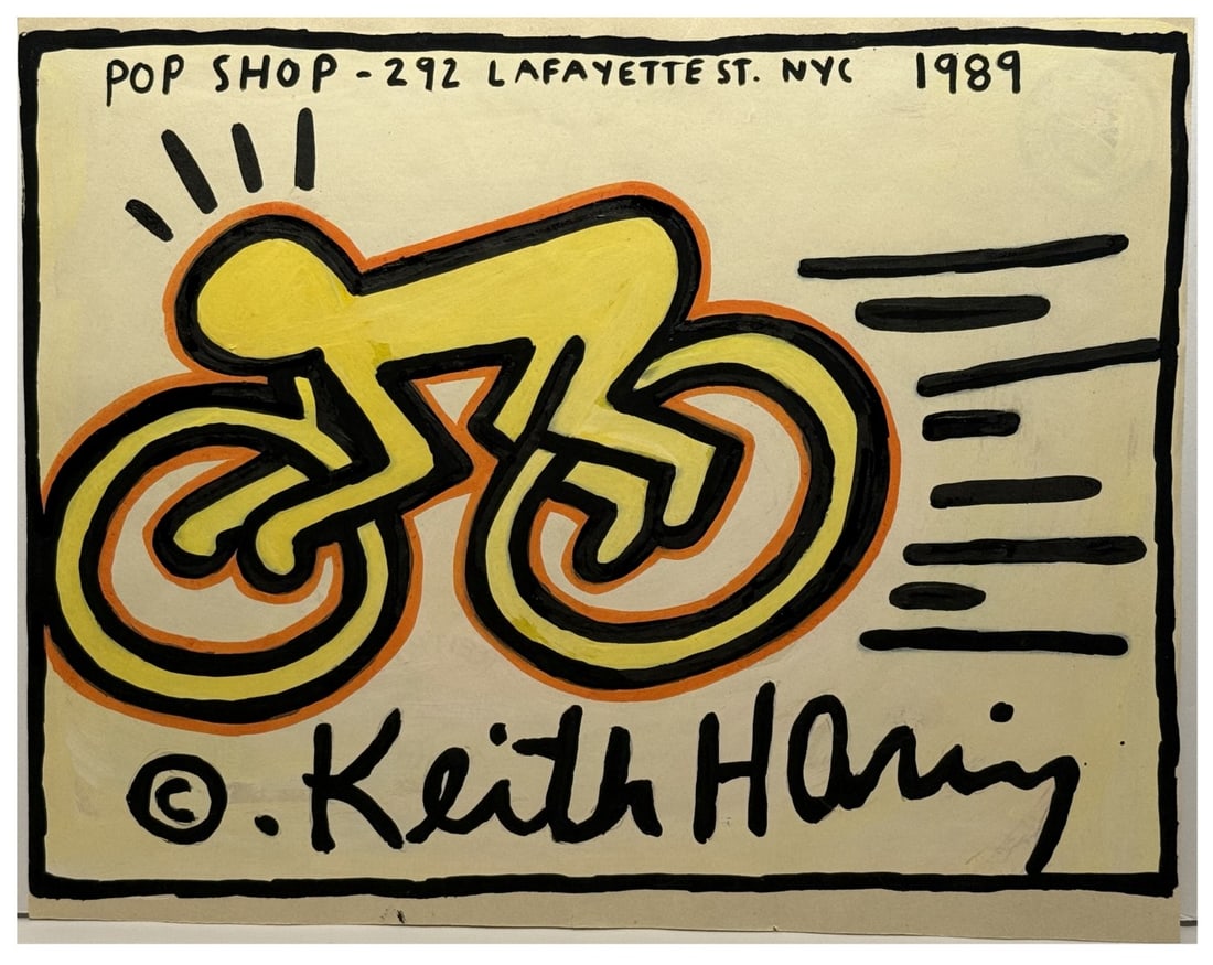 Keith Haring; 20thC. Felt -Tip Drawing (1 of 4)