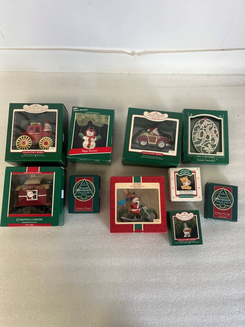 Hallmark Ornaments (10) 1987-1989 (1 of 1)