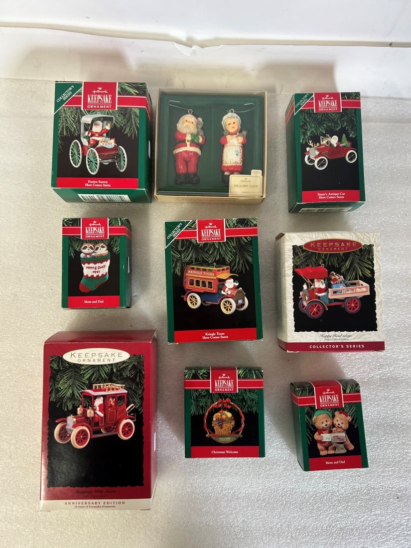 Hallmark Ornaments (9) 1990-1993 (1 of 1)