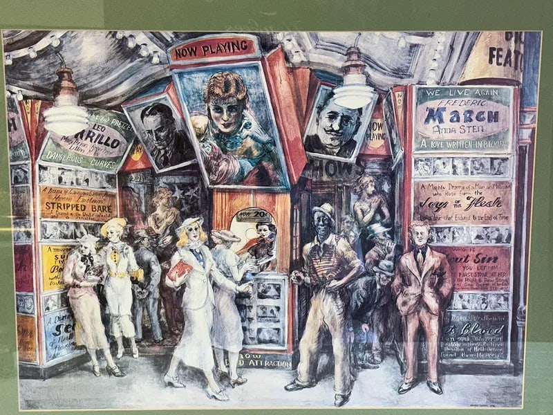 Reginald Marsh Framed Print - 2