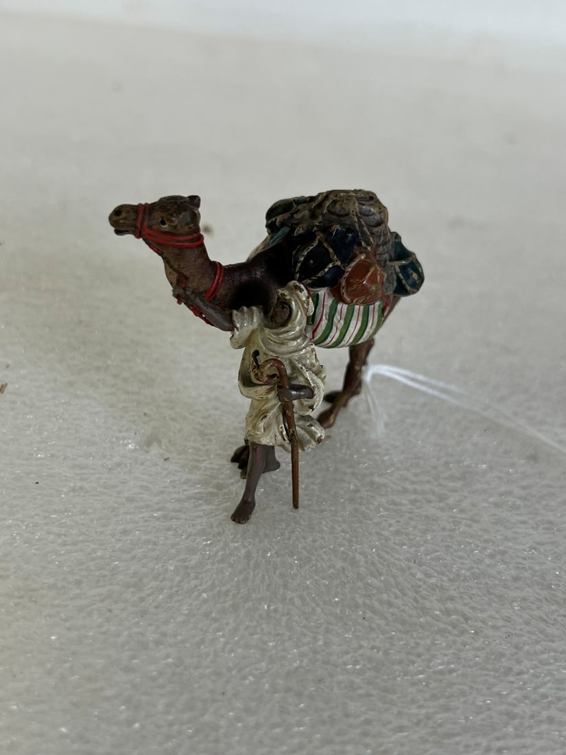 Vienna Bronze Figure - Arab and Camel (1 of 2)