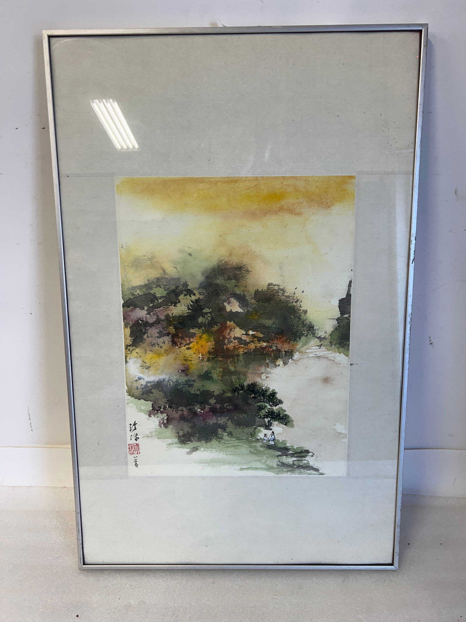 Sgd. Oriental Watercolor (1 of 2)