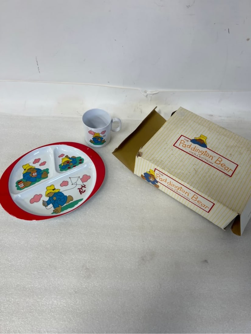 Toscany Paddington Bearr Plate and Mug: Original Box