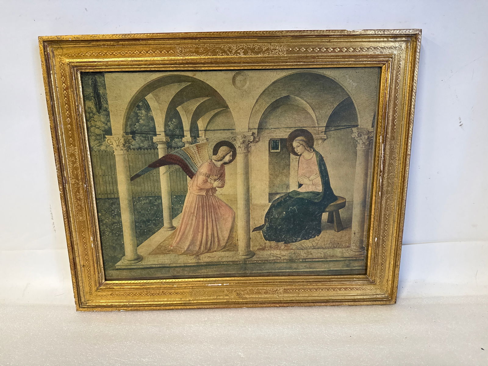 Fra Angelico(after); Well Framed Print - The Annunciation (1 of 7)