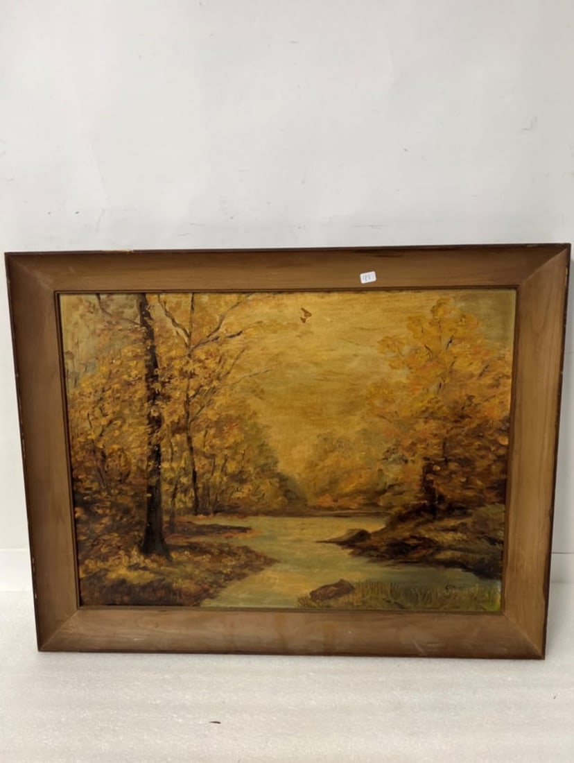 Giltner. Sgd. Oil on Board. Landscape (1 of 4)
