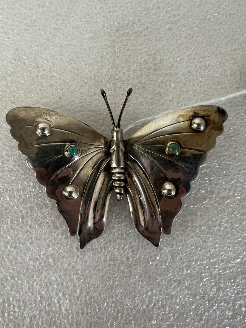 Sterling Silver Butterfly Brooch (1 of 2)