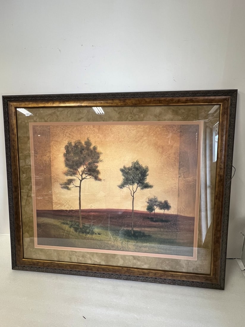 Tamara Wright. "Images" Mixed Media.: Arizona artist. Identified with label at the back. Matted and framed. Label with extensive info at the back.32'H x 37 3/4"W