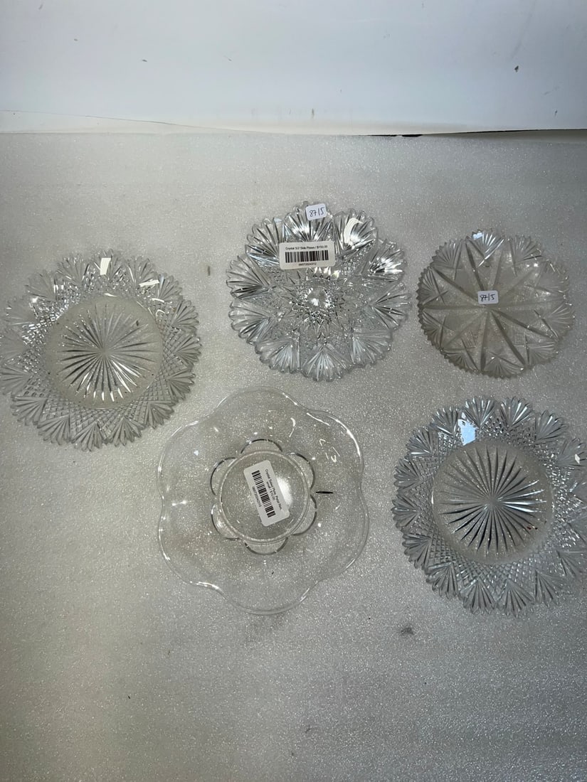 Antique Cut Glass and Pressed Glass(5) (1 of 3)