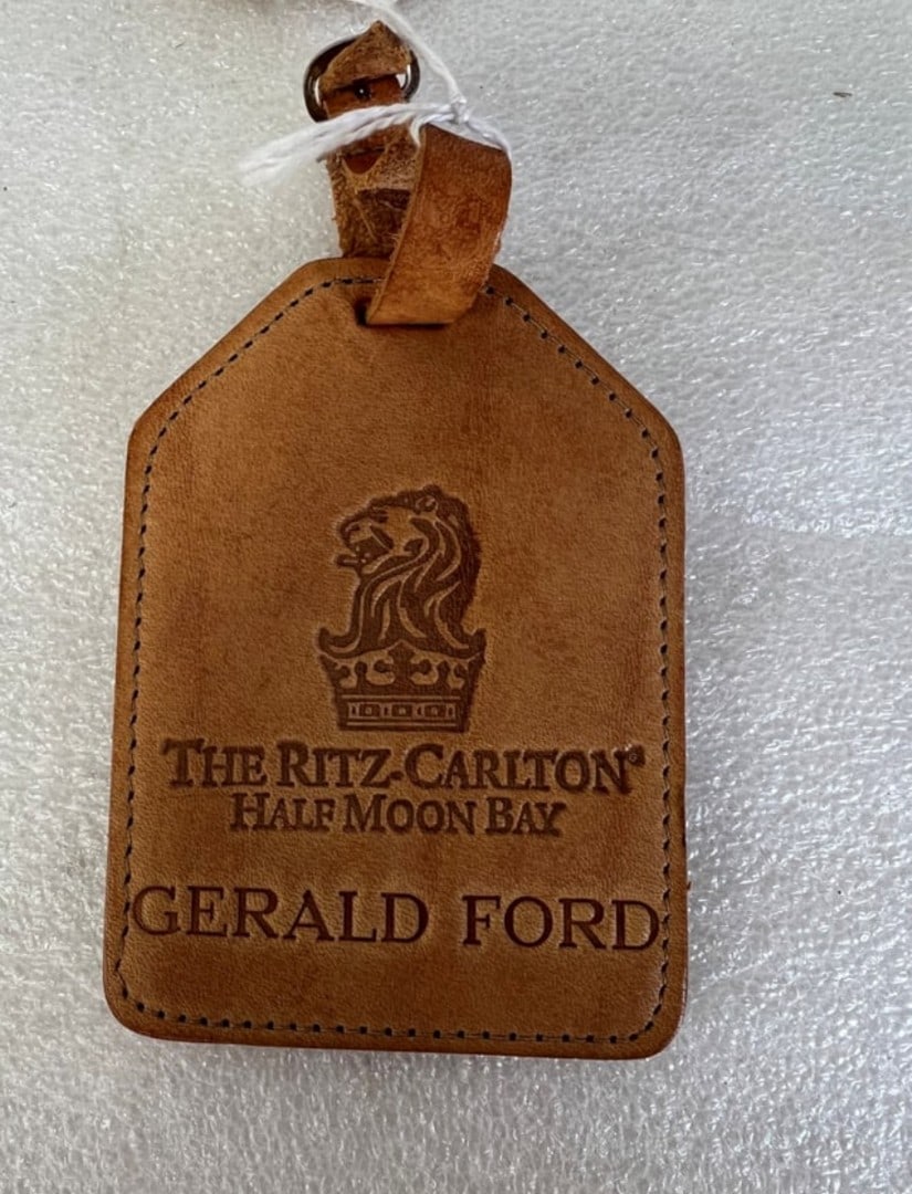 Gerald Ford Luggage tag (1 of 2)