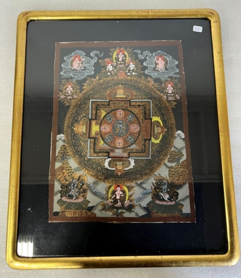 Persian/Tibetan Manuscript Page. (1 of 2)