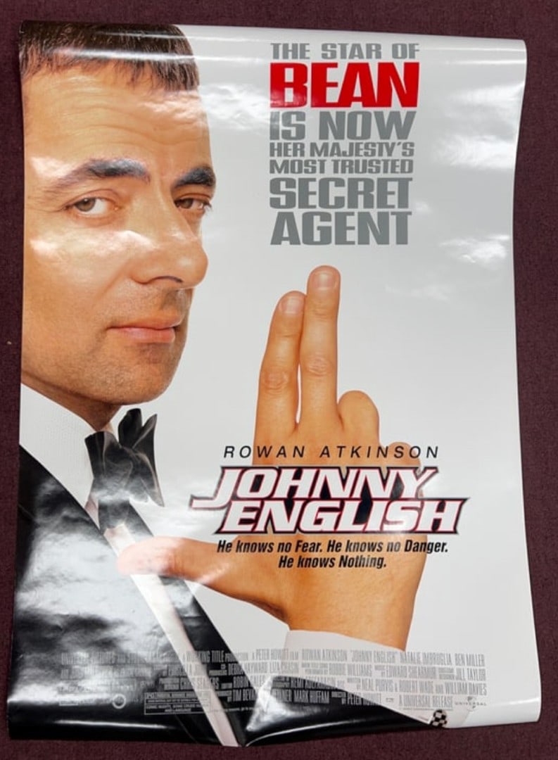 Vintage Movie Poster Johnny English (1 of 1)