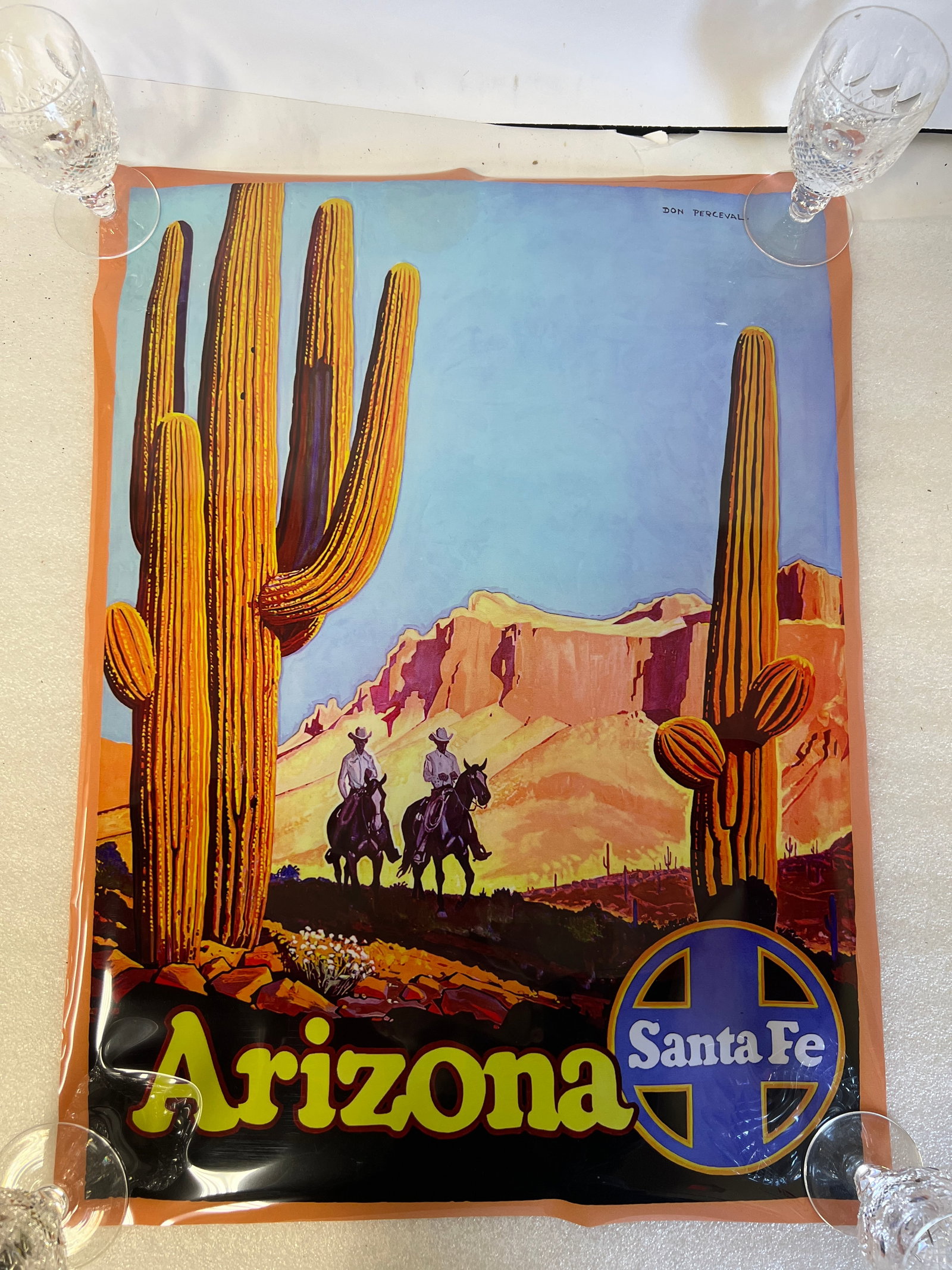 Arizona Santa Fe Poster: 24" H by 18" W