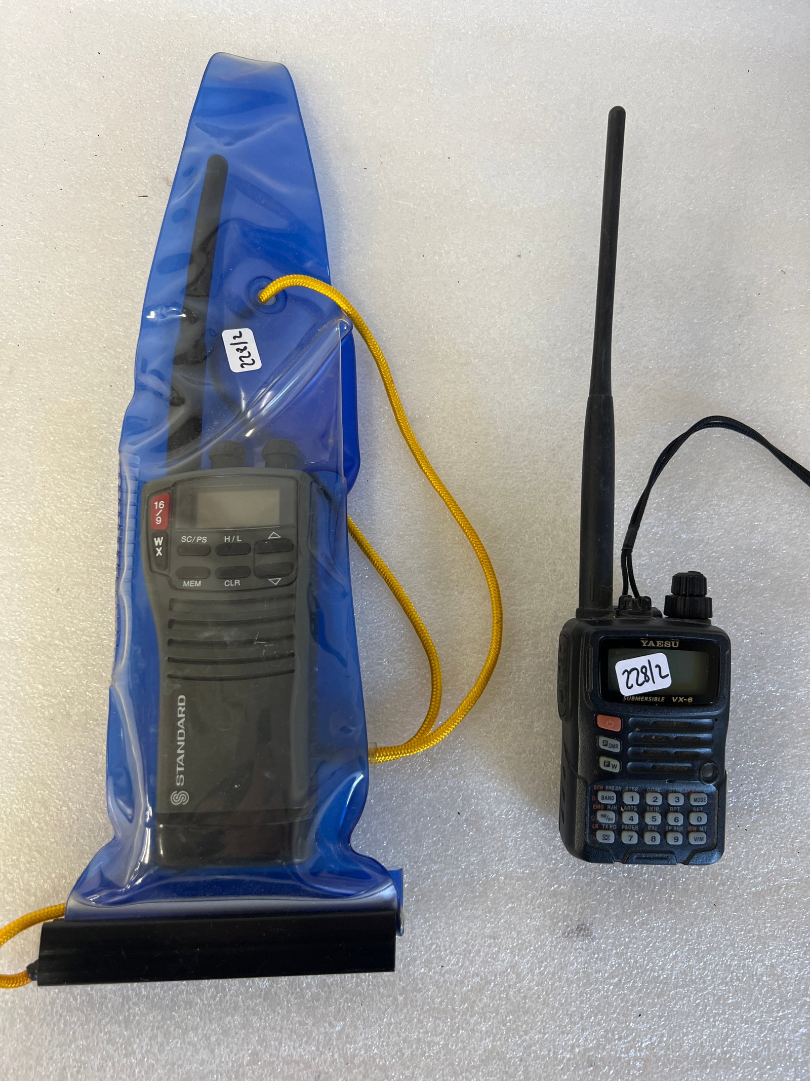 Two Walkie Talkies. Yaesu and Standard. (1 of 1)