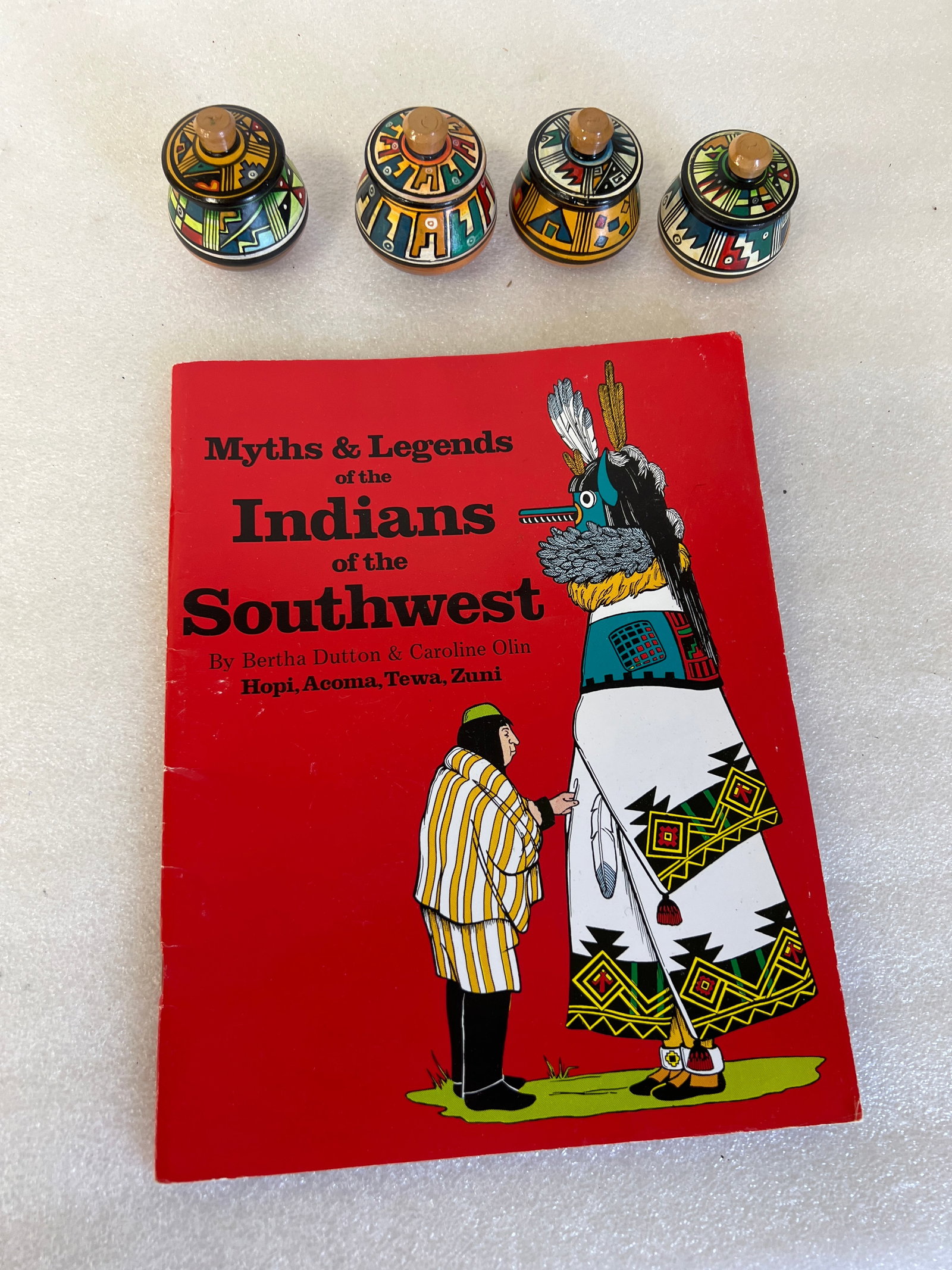 American Southwestern Indian Pottery Jars (4) (1 of 1)