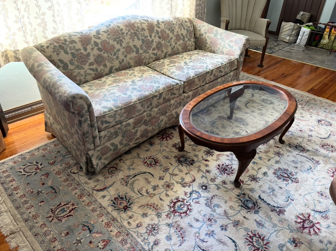 Vintage Sofa with Coffee Table (1 of 1)