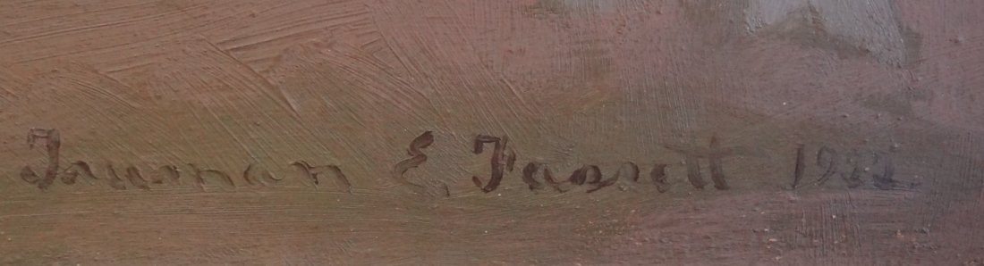 Truman E. Fassett; American oil painting signed - 3