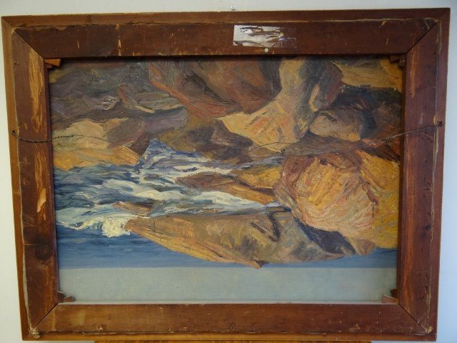 Truman E. Fassett; American oil painting signed - 5