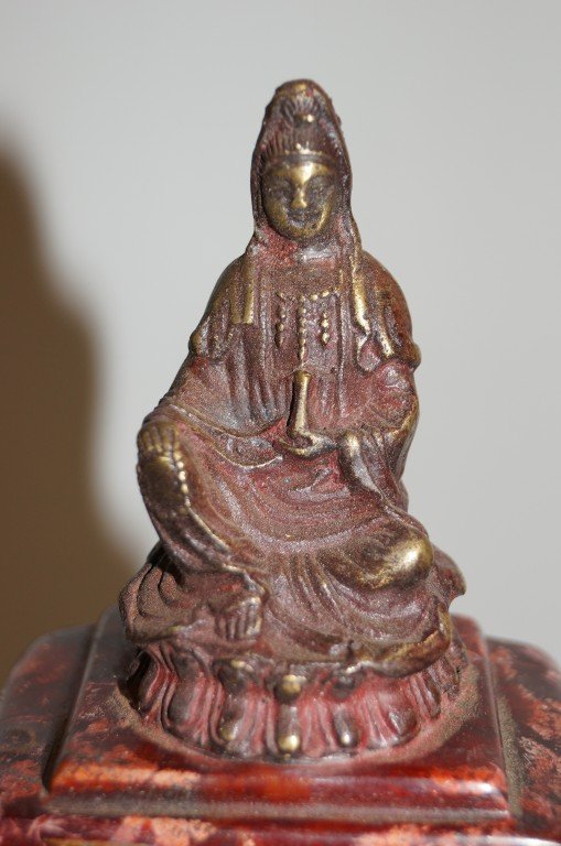 Chinese carved jade temple jar - 3