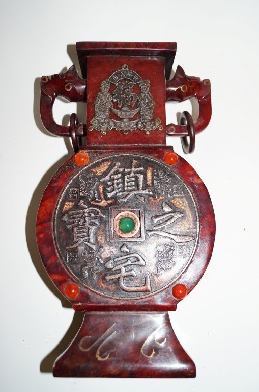 Chinese carved jade temple jar - 6