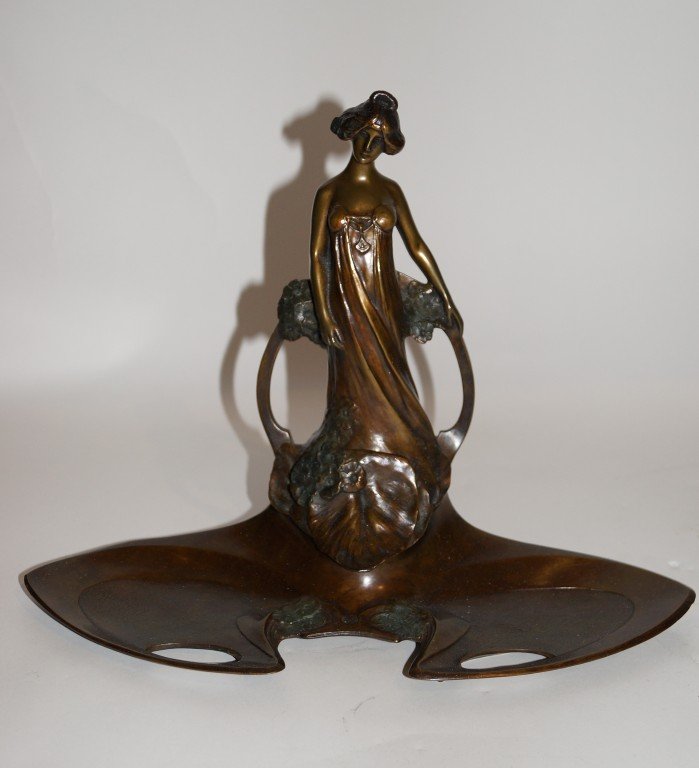 Charles Korscha; 19th C. bronze grouping signed